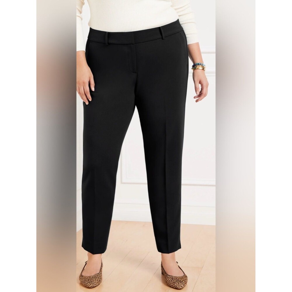 Talbots Hampshire Ankle Pants Black Size 20WP